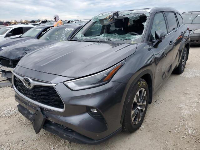 2021 TOYOTA HIGHLANDER XLE VIN: 5TDGZRBH7MS129318