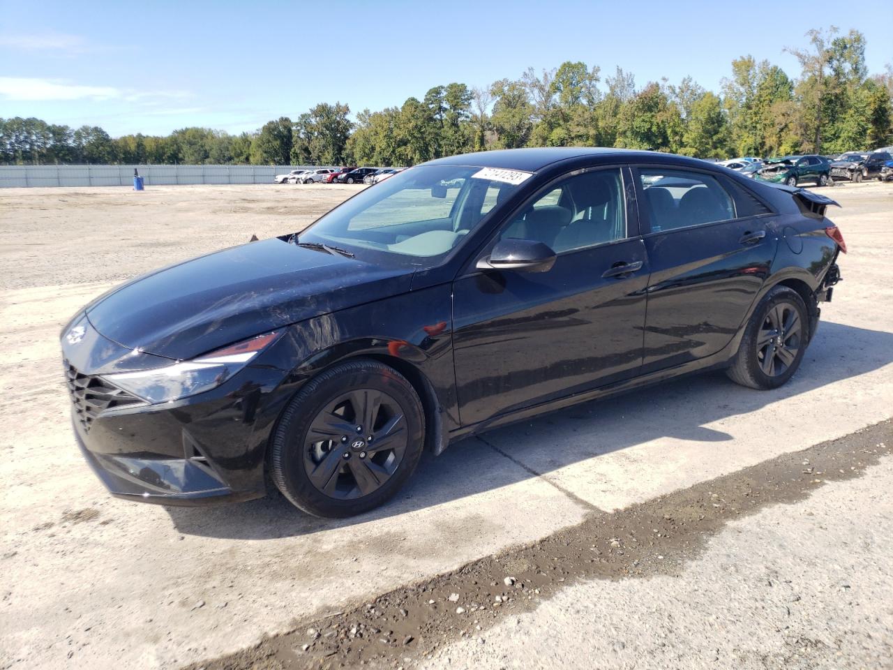 2022 HYUNDAI ELANTRA BLUE VIN:KMHLM4AJ5NU023091