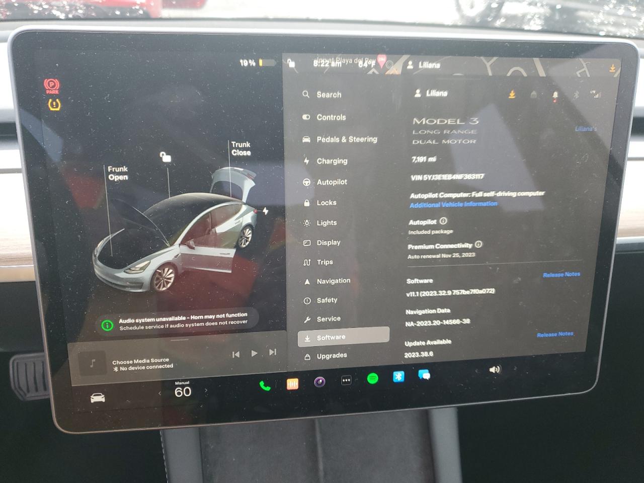 2022 TESLA MODEL 3  VIN:5YJ3E1EB4NF363117