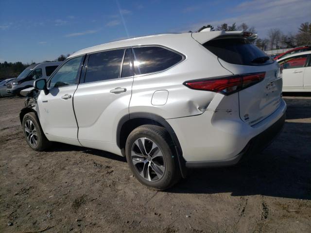 2021 TOYOTA HIGHLANDER HYBRID XLE VIN: 5TDGBRCH8MS033961