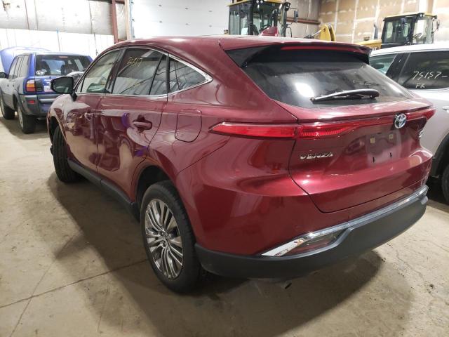 2021 TOYOTA VENZA LE VIN: JTEAAAAH9MJ054677