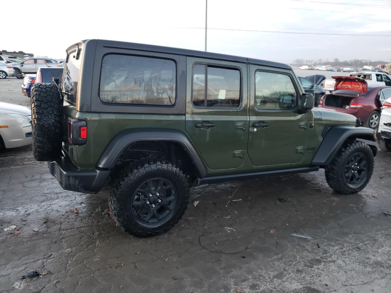 2022 JEEP WRANGLER UNLIMITED SPORT VIN:1C4HJXDG9NW224484