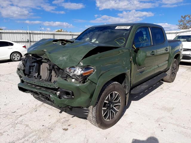 2021 TOYOTA TACOMA DOUBLE CAB VIN: 5TFCZ5AN4MX262014