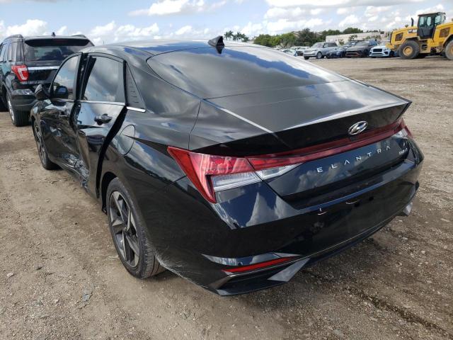 2021 HYUNDAI ELANTRA LIMITED VIN: 5NPLP4AG6MH026011