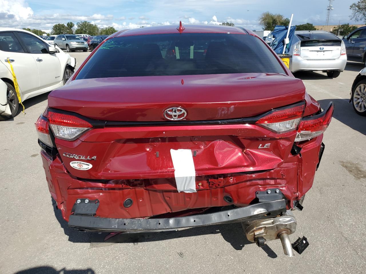 2022 TOYOTA COROLLA LE VIN:5YFEPMAE7NP366778