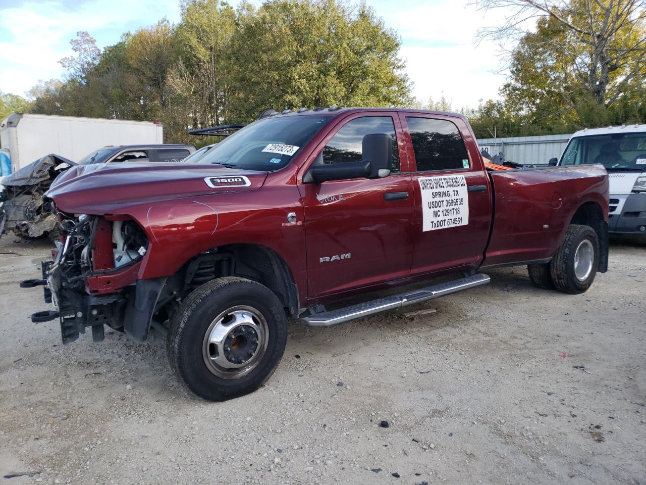 2022 RAM 3500 TRADESMAN VIN:3C63RRGL4NG338700