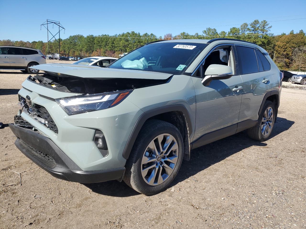 2022 TOYOTA RAV4 XLE PREMIUM VIN:2T3C1RFV4NW228054