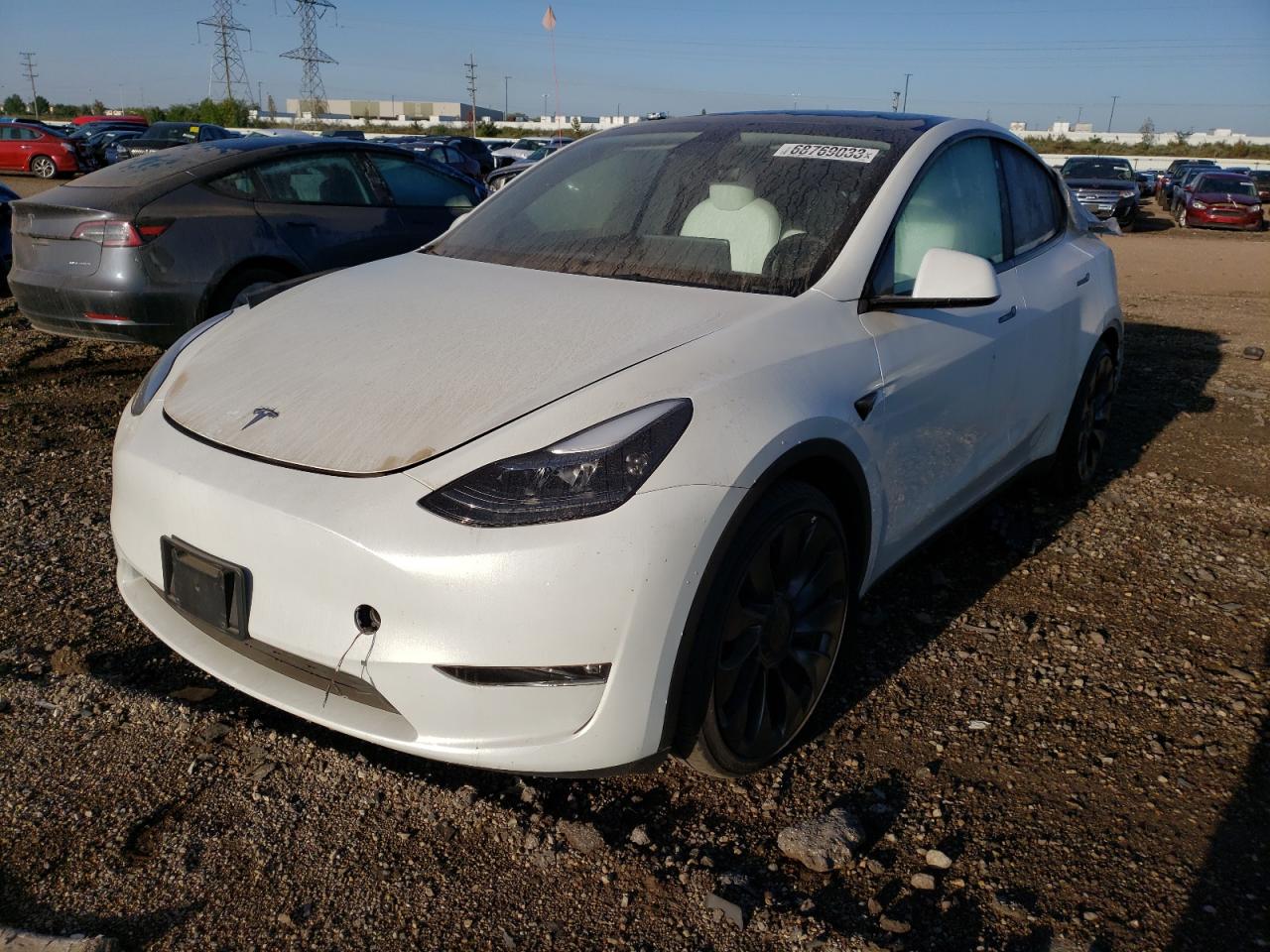 2023 TESLA MODEL Y  VIN:7SAYGDEF7PF644533