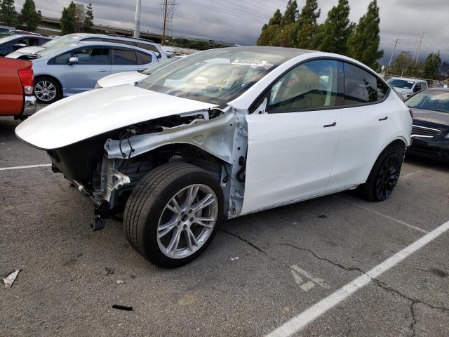 2021 TESLA MODEL Y VIN: 5YJYGDEEXMF273691