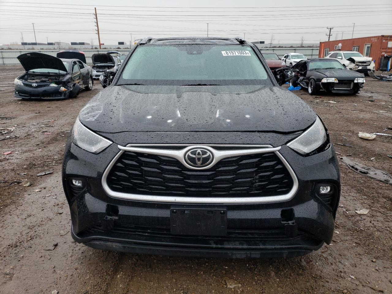 2022 TOYOTA HIGHLANDER XLE VIN:5TDGZRAH0NS118583