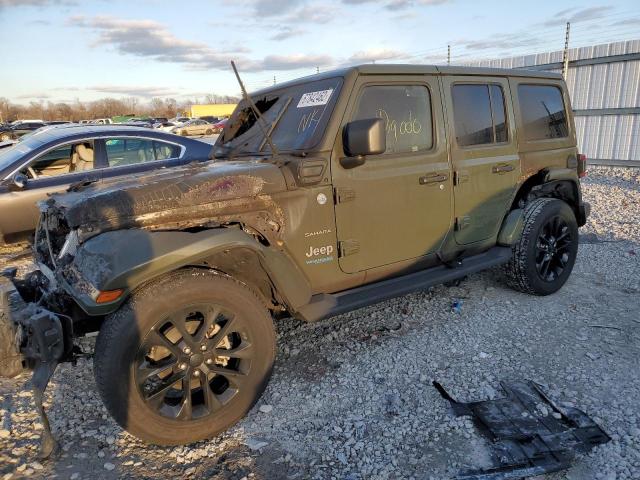 2021 JEEP WRANGLER UNLIMITED SAHARA 4XE VIN: 1C4JJXP6XMW781424