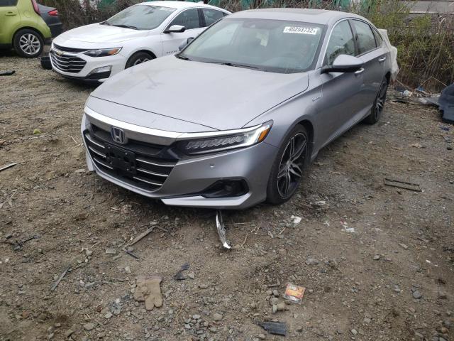 2021 HONDA ACCORD TOURING HYBRID VIN: 1HGCV3F91MA007613