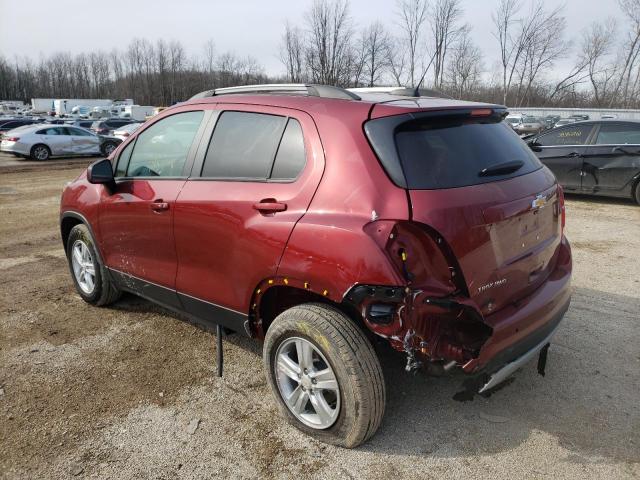 2021 CHEVROLET TRAX 1LT VIN: KL7CJP***********