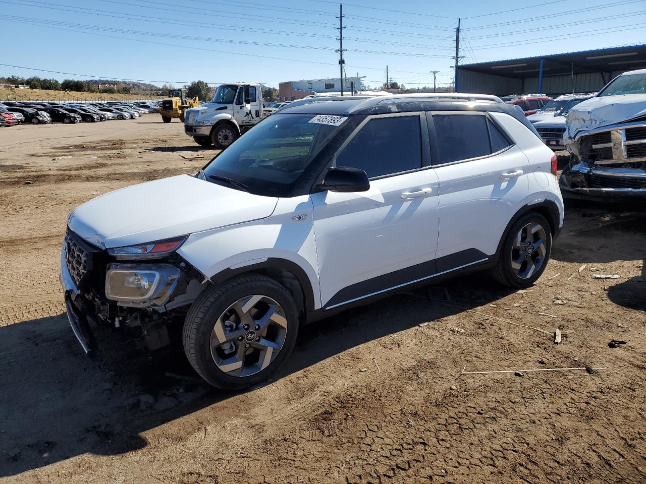 2022 HYUNDAI VENUE SEL VIN:KMHRC8A37NU163486