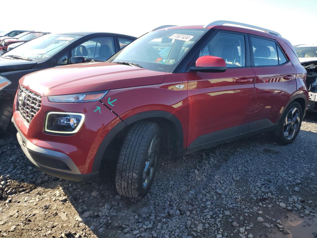 2022 HYUNDAI VENUE SEL VIN:KMHRC8A31NU176525