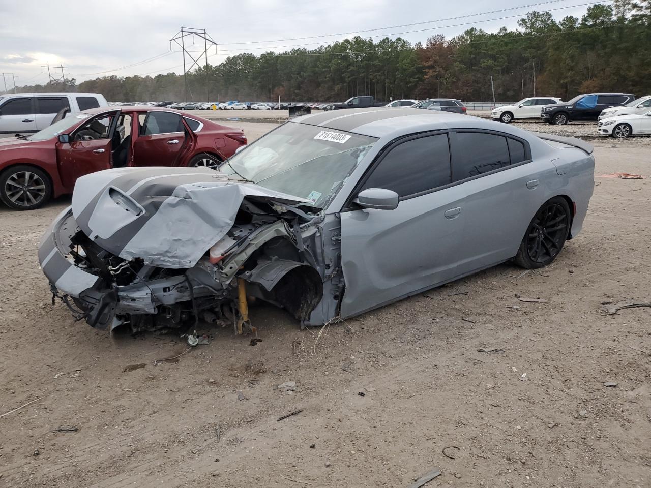 2022 DODGE CHARGER SCAT PACK VIN:2C3CDXGJ3NH178811