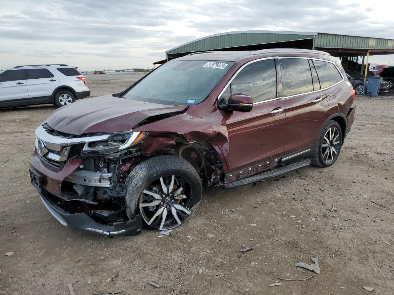 2022 HONDA PILOT TOURING VIN:5FNYF6H66NB029749