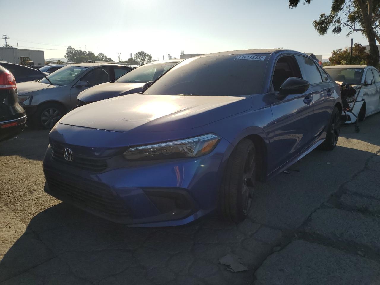 2022 HONDA CIVIC SPORT VIN:2HGFE2F51NH537409