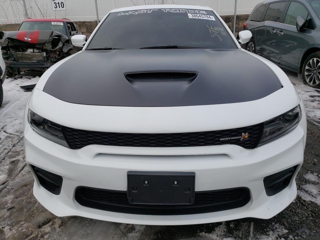 2022 DODGE CHARGER SCAT PACK VIN:2C3CDXGJ6NH194548