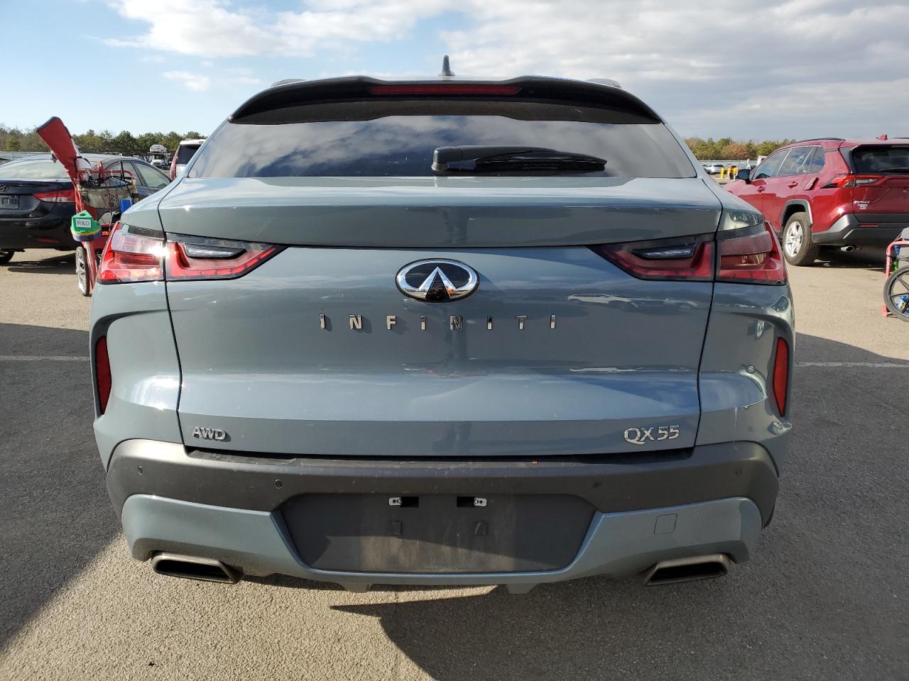 2022 INFINITI QX55 LUXE VIN:3PCAJ5J31NF112225