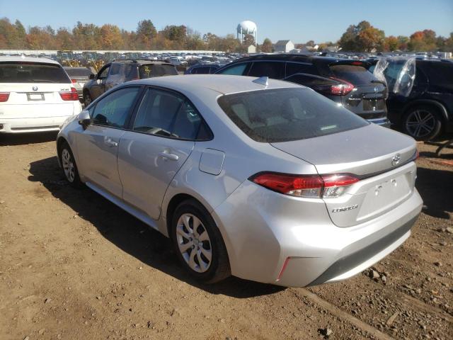 2021 TOYOTA COROLLA LE VIN: 5YFEPMAE9MP183896