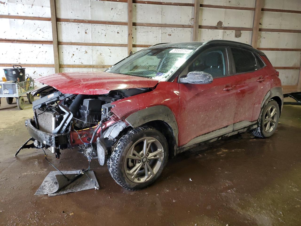 2022 HYUNDAI KONA SEL VIN:KM8K62AB3NU916489