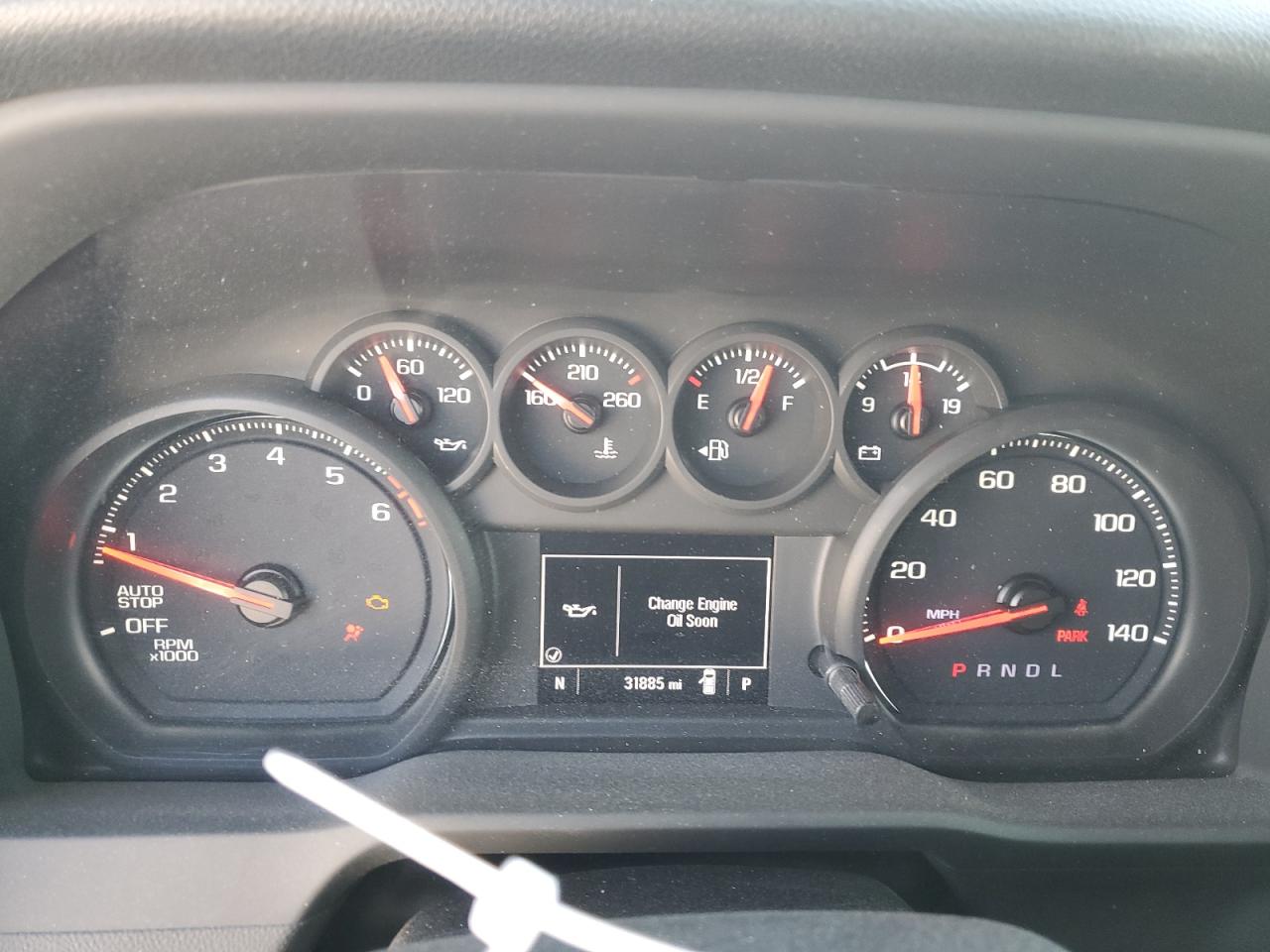 2022 CHEVROLET SILVERADO C1500 CUSTOM VIN:3GCPABEK1NG598202