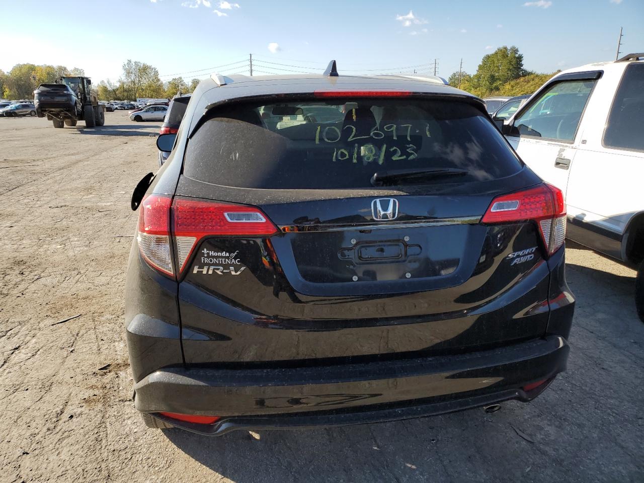 2022 HONDA HR-V SPORT VIN:3CZRU6H18NM767718