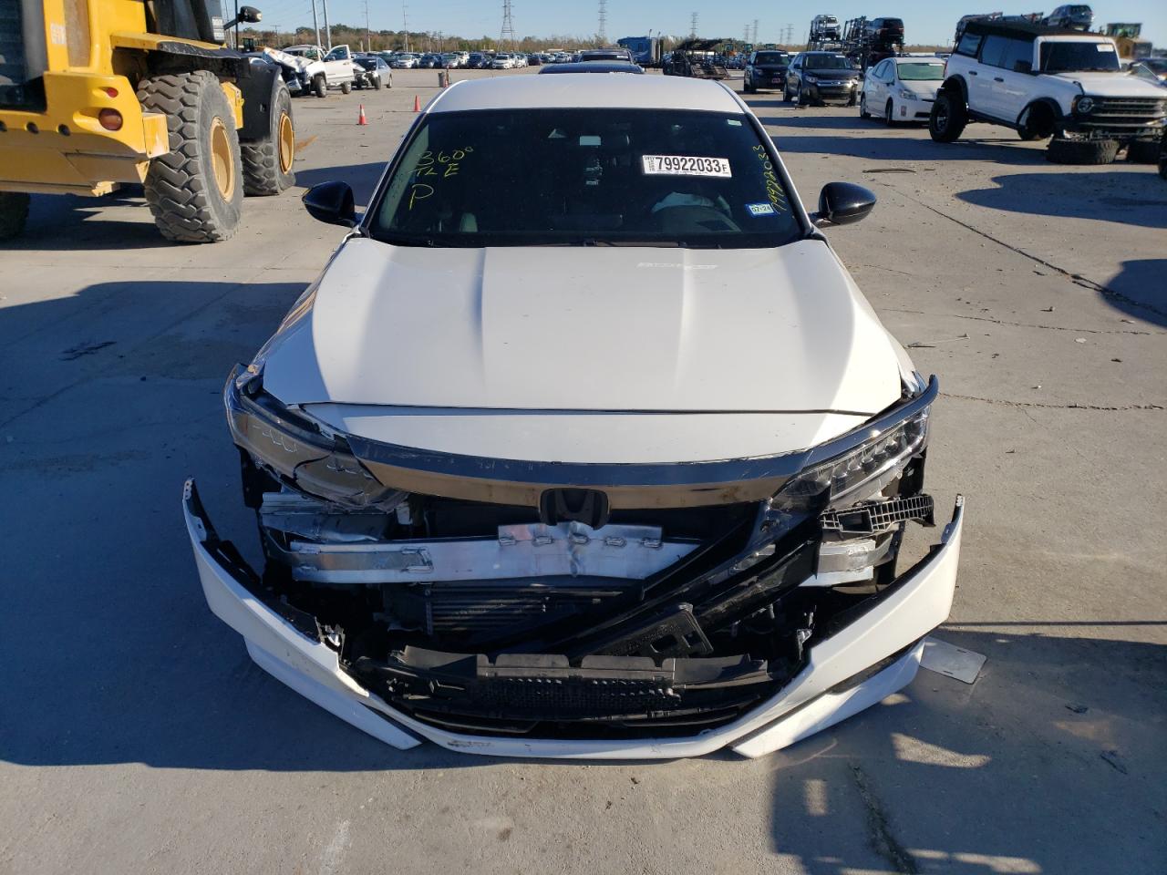 2022 HONDA ACCORD SPORT VIN:1HGCV1F38NA008064