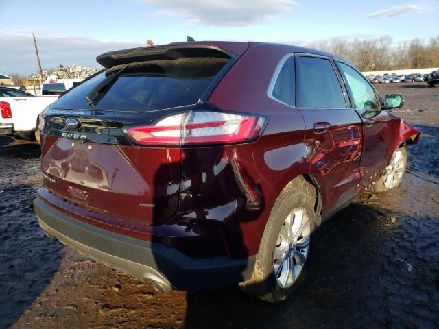 2021 FORD EDGE TITANIUM VIN: 2FMPK4K90MBA18168