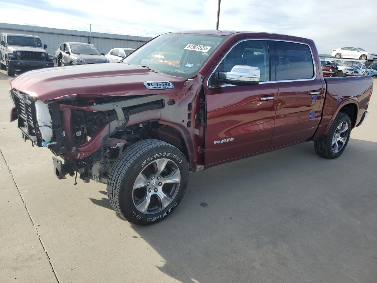 2022 RAM 1500 LARAMIE VIN:1C6SRFJT3NN426695