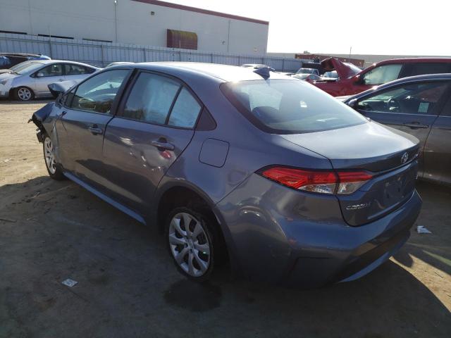 2021 TOYOTA COROLLA LE VIN: 5YFEPMAEXMP151023