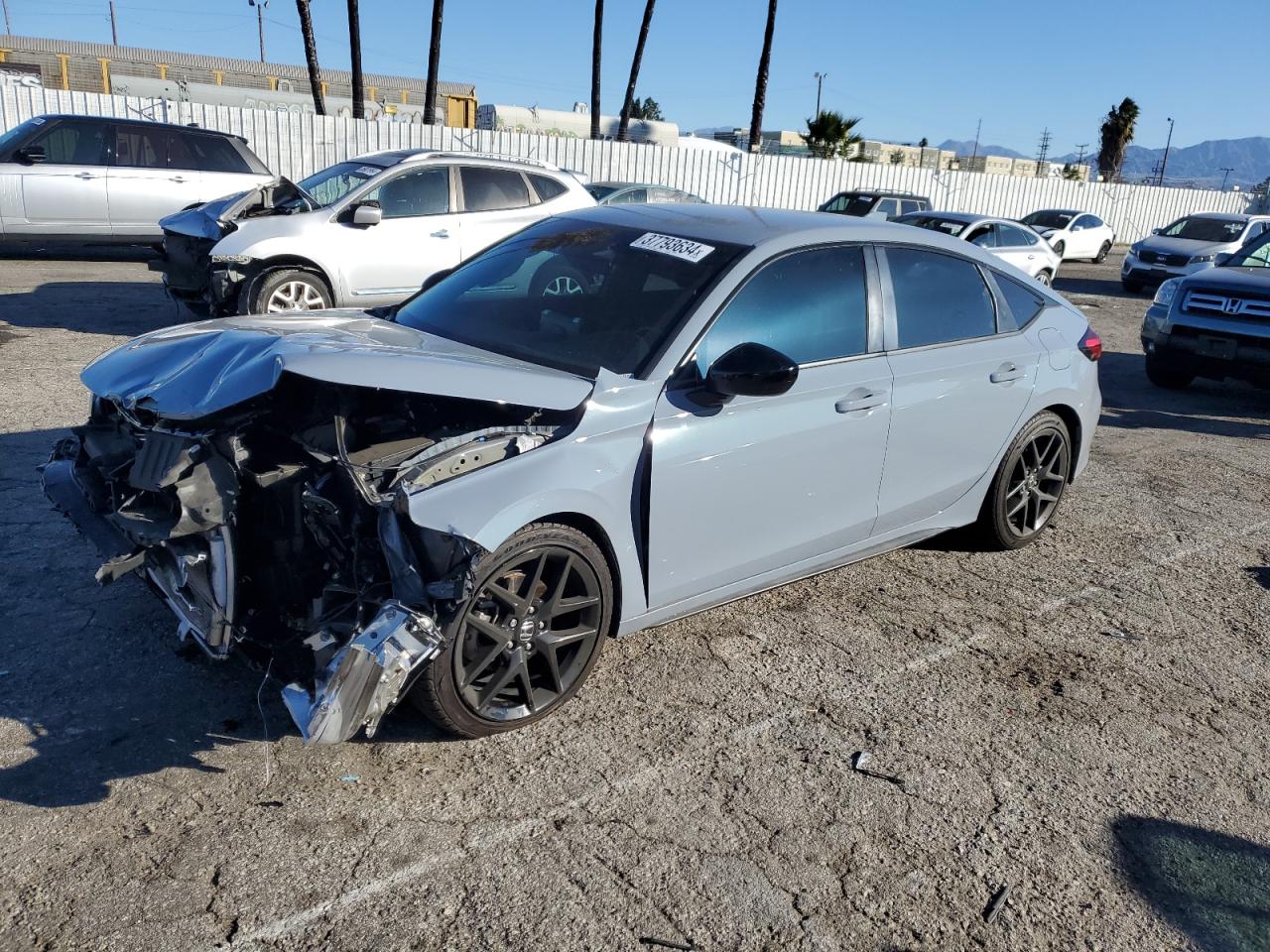 2022 HONDA CIVIC SPORT VIN:19XFL2H80NE002479