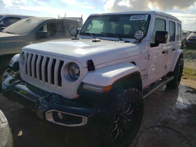 2021 JEEP WRANGLER UNLIMITED SAHARA VIN: 1C4HJXEN0MW727526