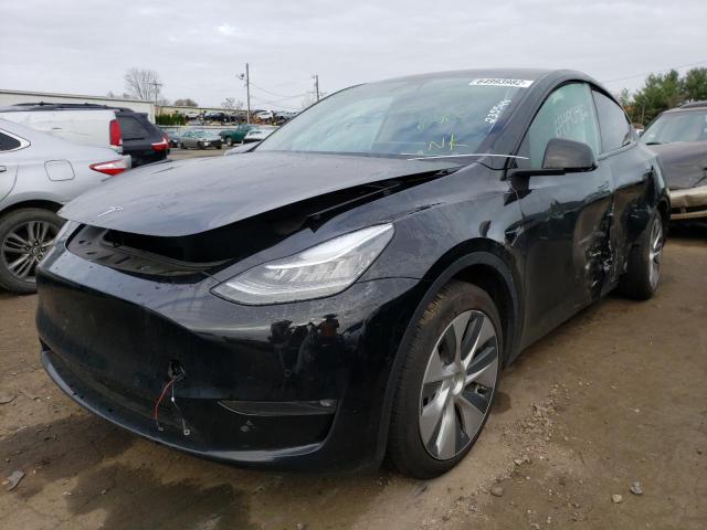 2021 TESLA MODEL Y VIN: 5YJYGAEE7MF235544