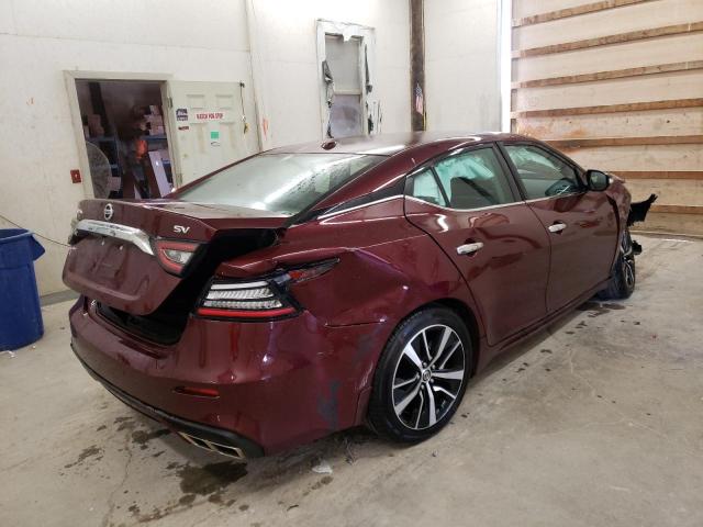 2021 NISSAN MAXIMA SV VIN: 1N4AA6CVXMC502634