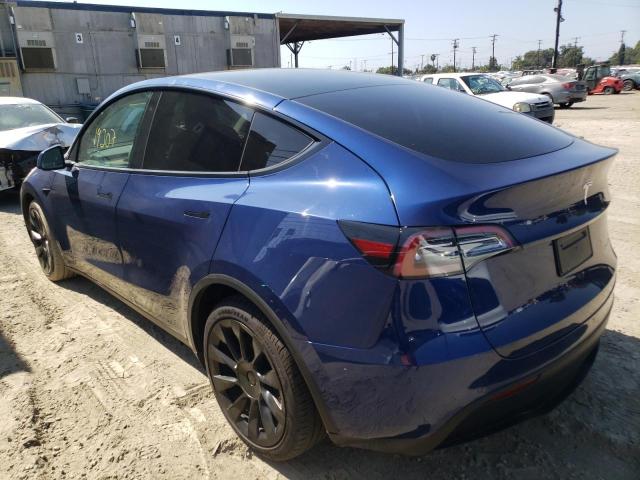 2021 TESLA MODEL Y VIN: 5YJYGAEE8MF151040