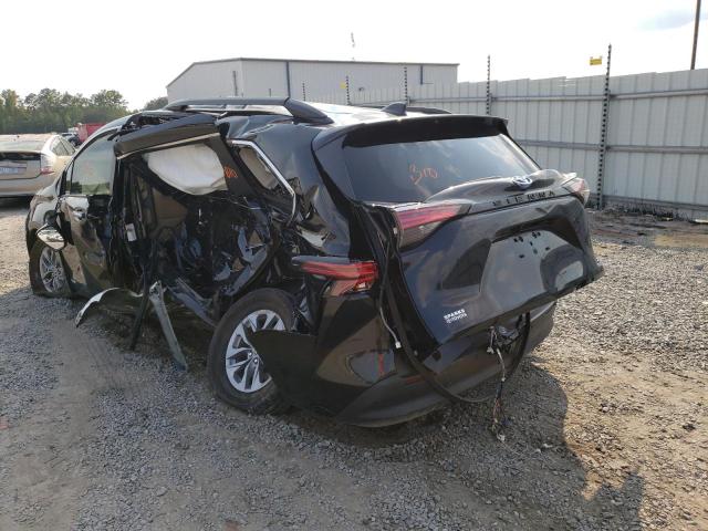 2021 TOYOTA SIENNA XLE VIN: 5TDYRKEC7MS073022