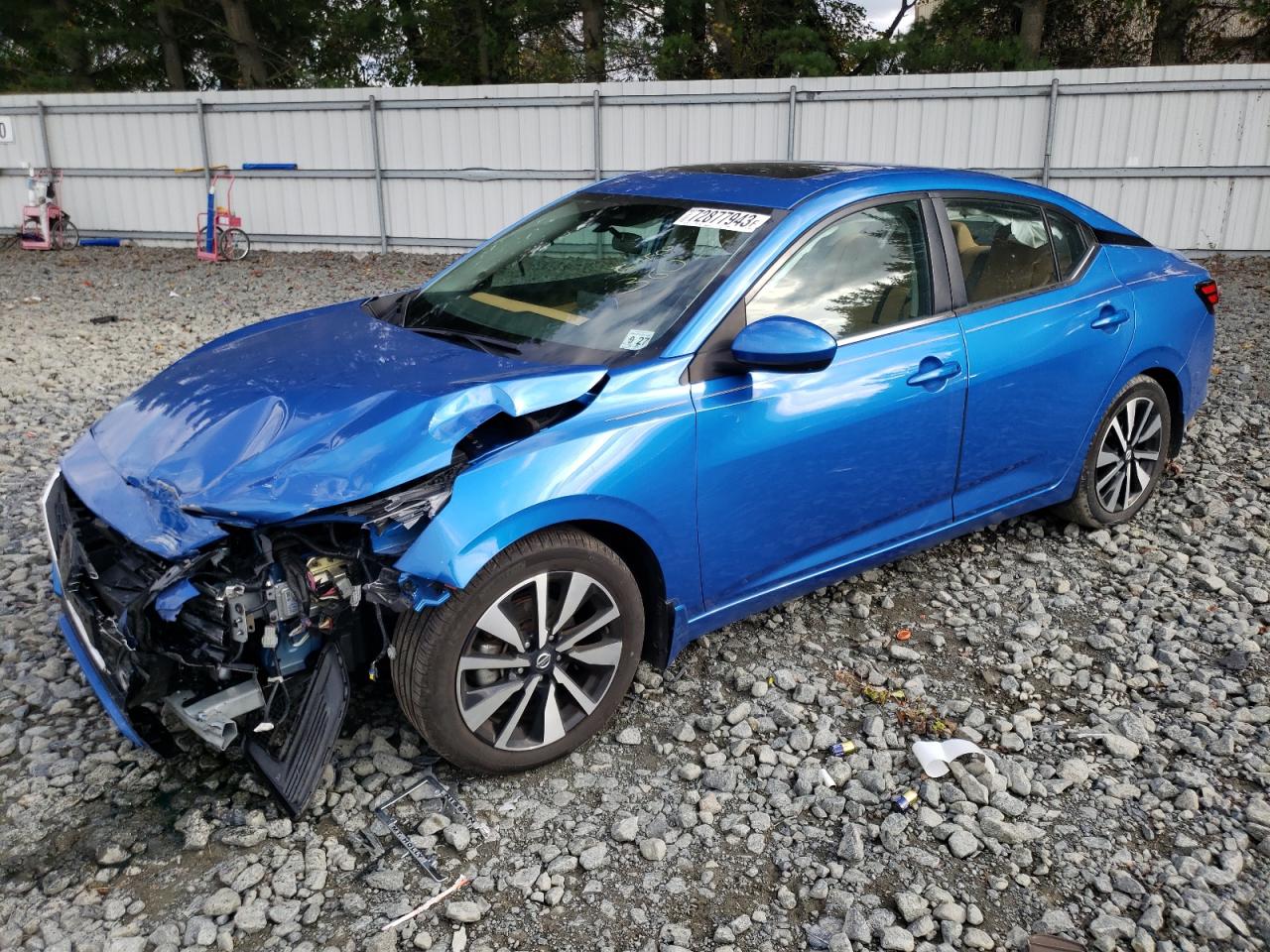 2022 NISSAN SENTRA SV VIN:3N1AB8CV7NY292640
