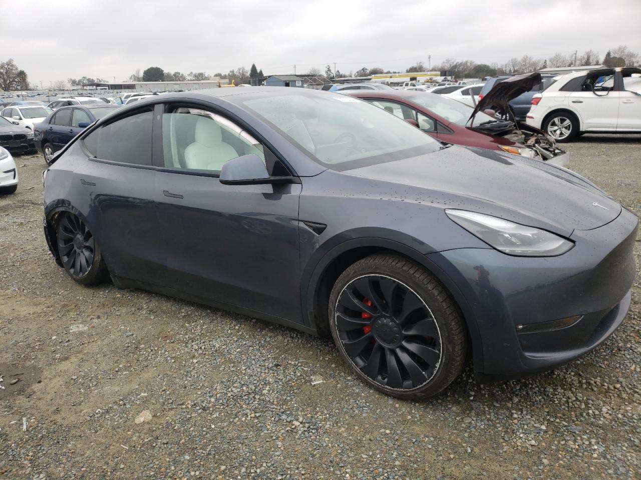 2022 TESLA MODEL Y  VIN:7SAYGDEF0NF382318