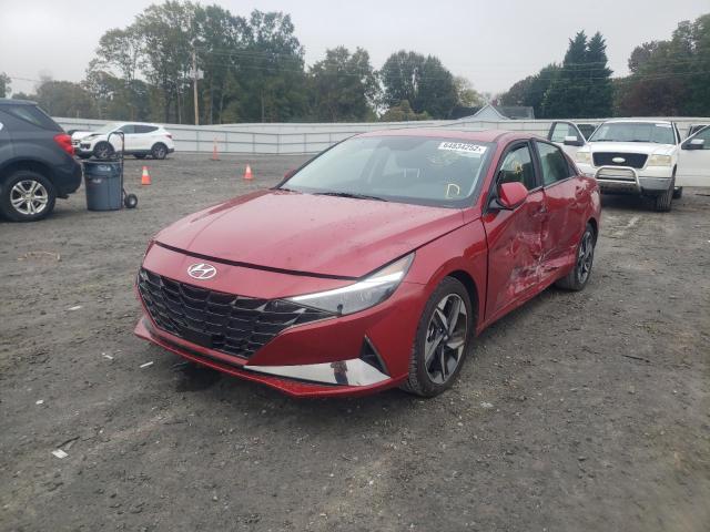 2021 HYUNDAI ELANTRA LIMITED VIN: KMHLP4AG6MU197648