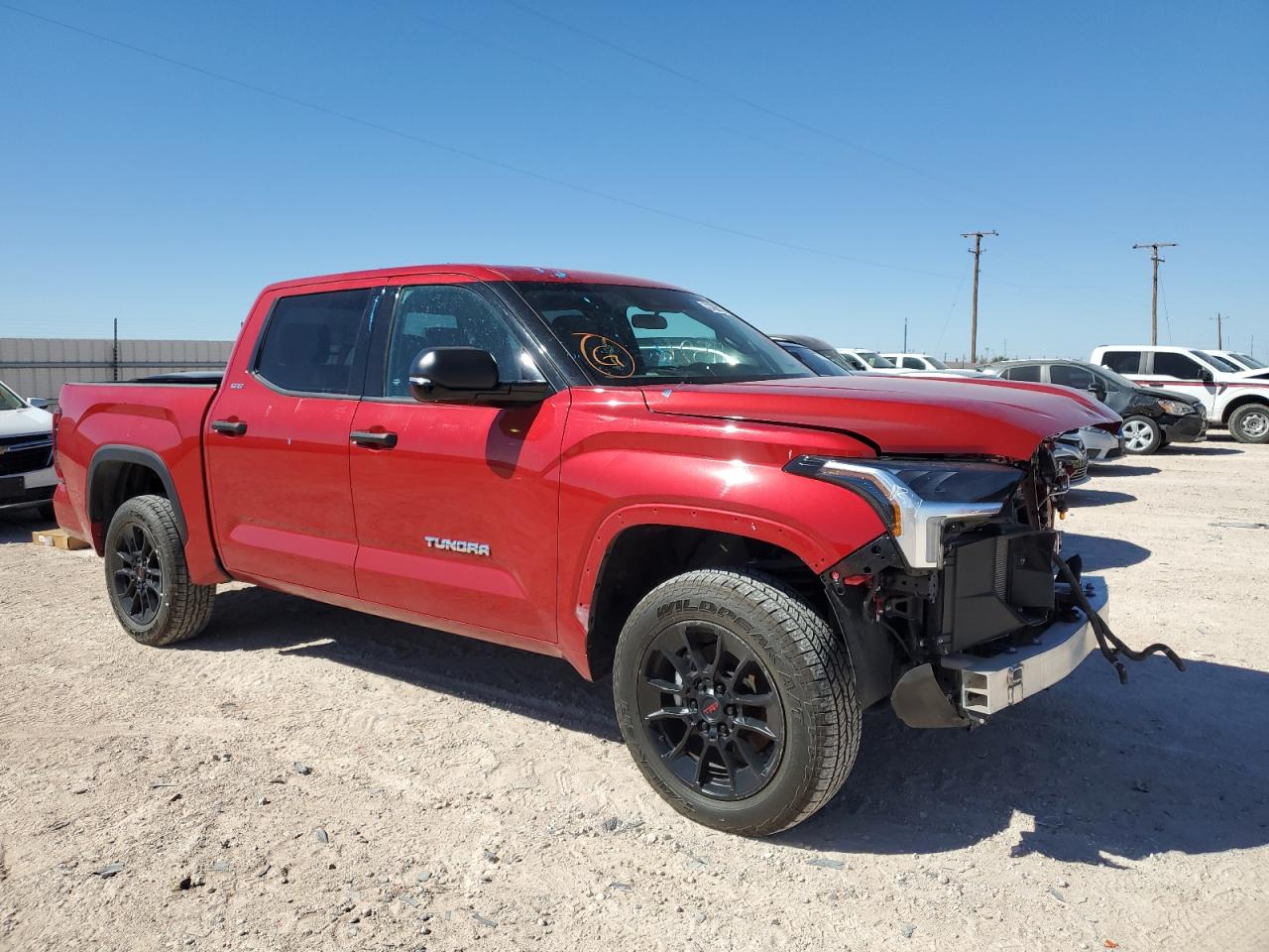 2022 TOYOTA TUNDRA CREWMAX SR VIN:5TFLA5DB3NX002388