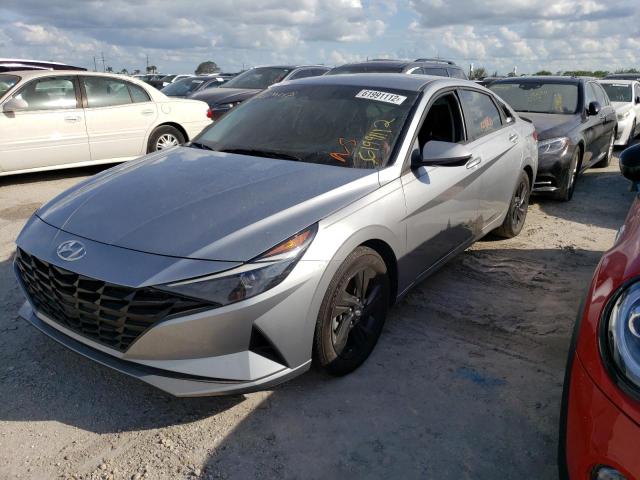 2021 HYUNDAI ELANTRA SEL VIN: 5NPLM4AG7MH022249