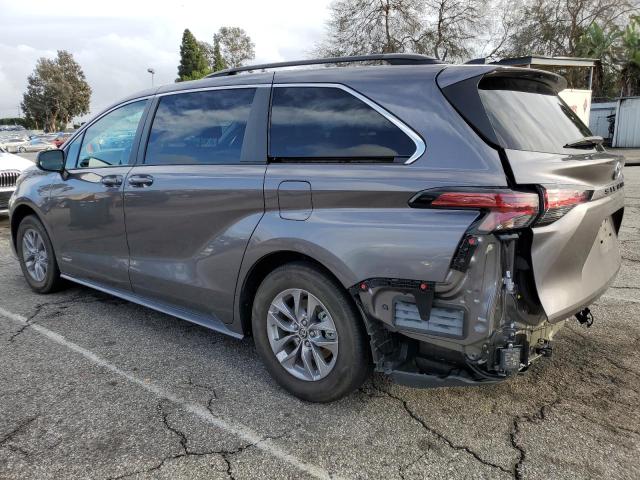 2021 TOYOTA SIENNA LE VIN: 5TDBRKEC6MS012444