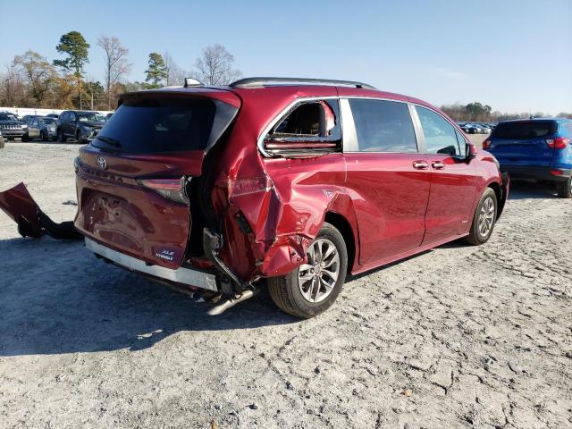 2021 TOYOTA SIENNA XLE VIN: 5TDYRKEC2MS066253