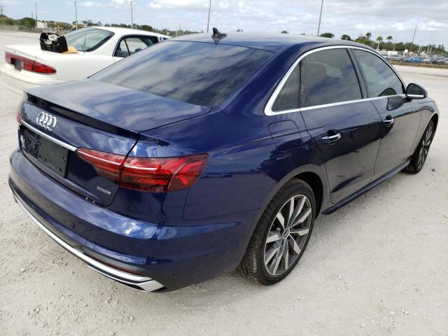 2021 AUDI A4 PREMIUM VIN: WAUABAF46MN011413