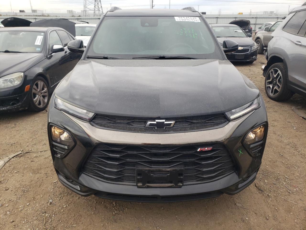 2022 CHEVROLET TRAILBLAZER RS VIN:KL79MUSL6NB015072