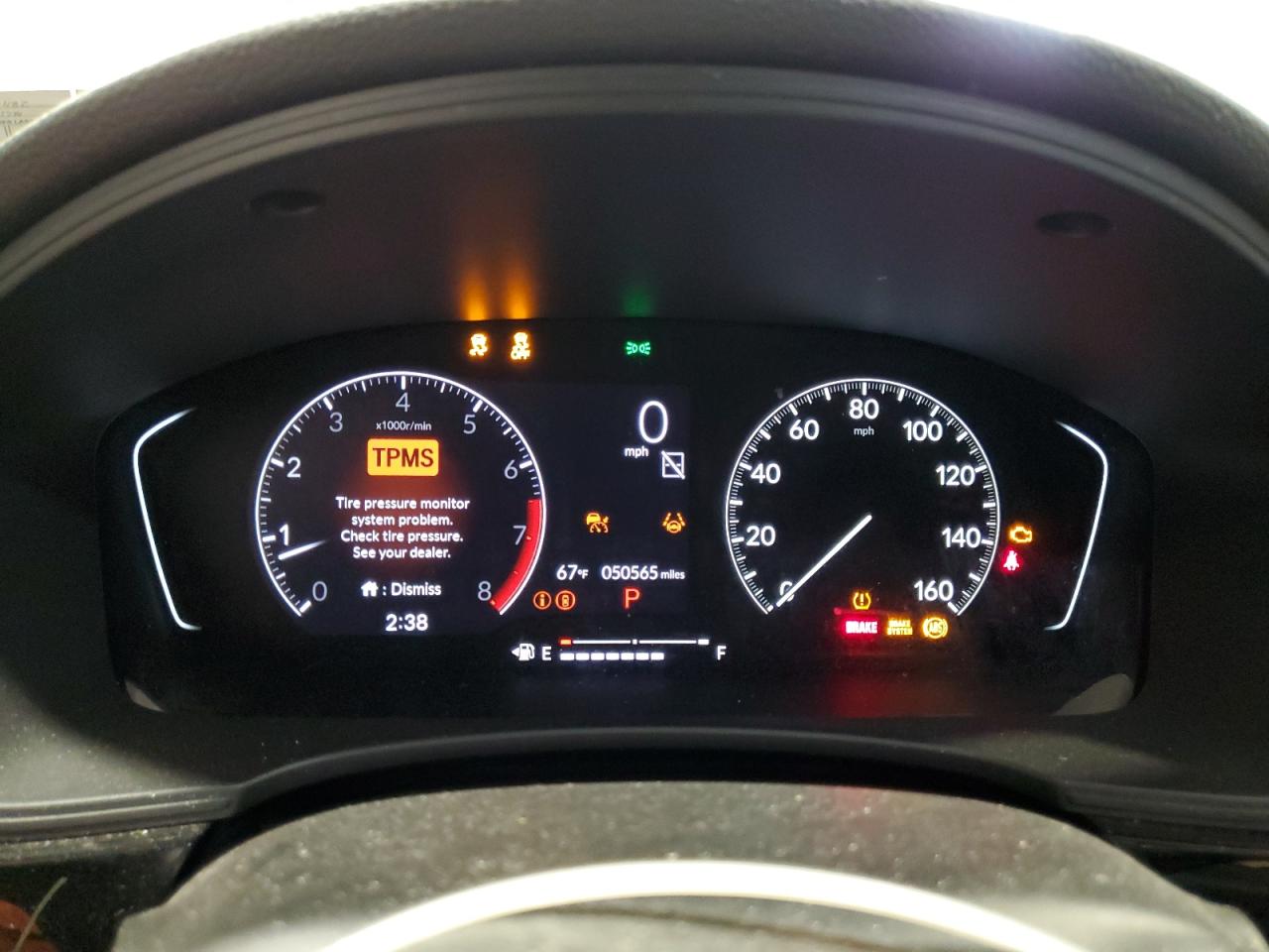 2022 HONDA CIVIC EX VIN:JHMFE1F7XNX001482
