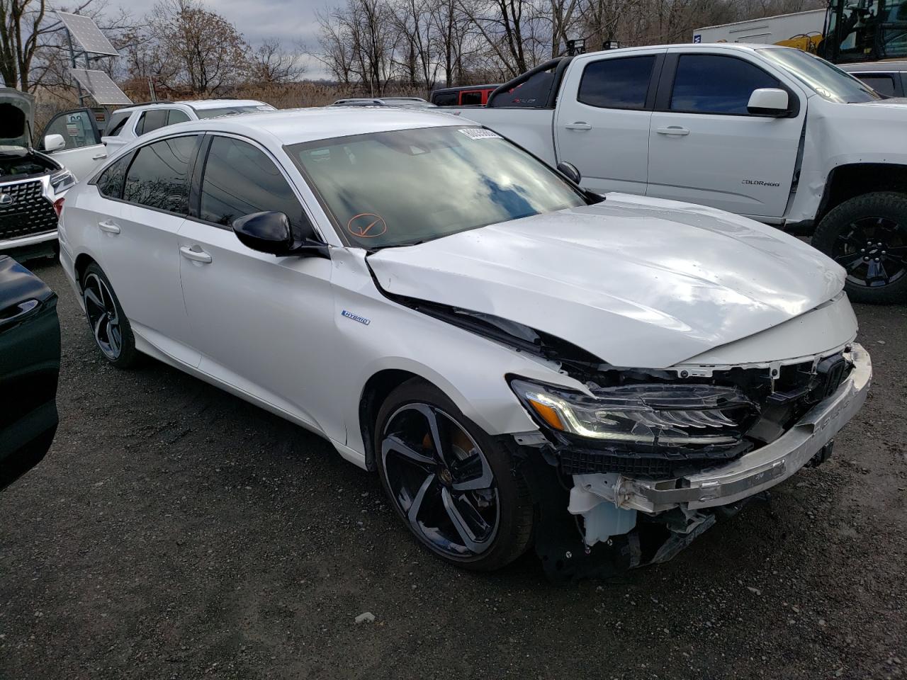 2022 HONDA ACCORD HYBRID SPORT VIN:1HGCV3F22NA005762