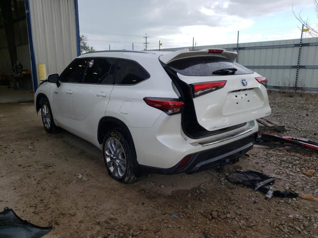 2021 TOYOTA HIGHLANDER HYBRID LIMITED VIN: 5TDXBR***********